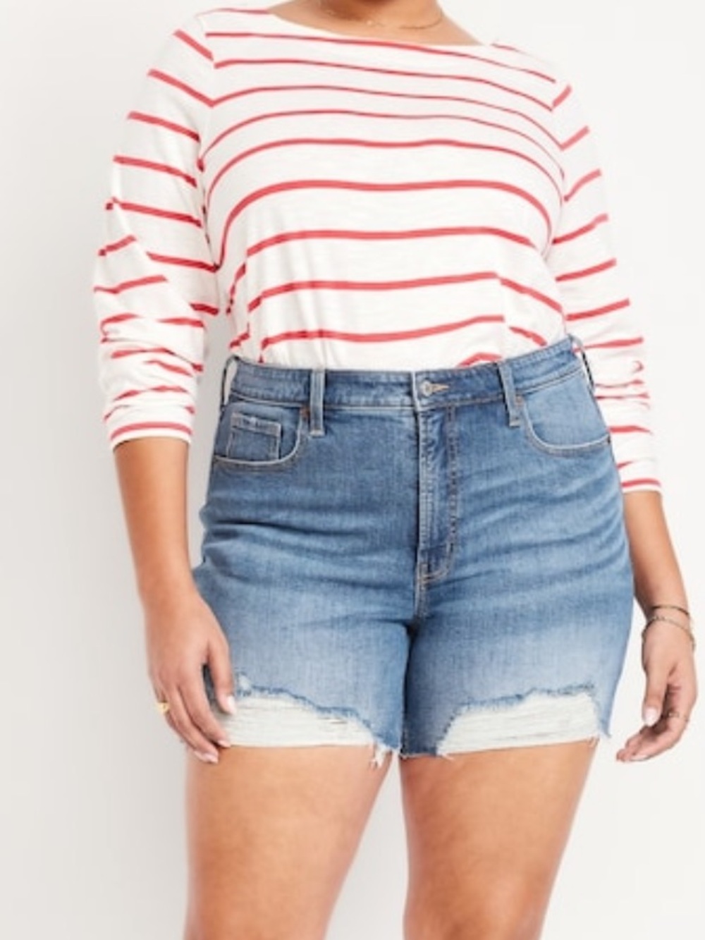 Old Navy High-Waisted OG Jean Cut-Off Shorts -5 Inch Inseam/Women Size 30